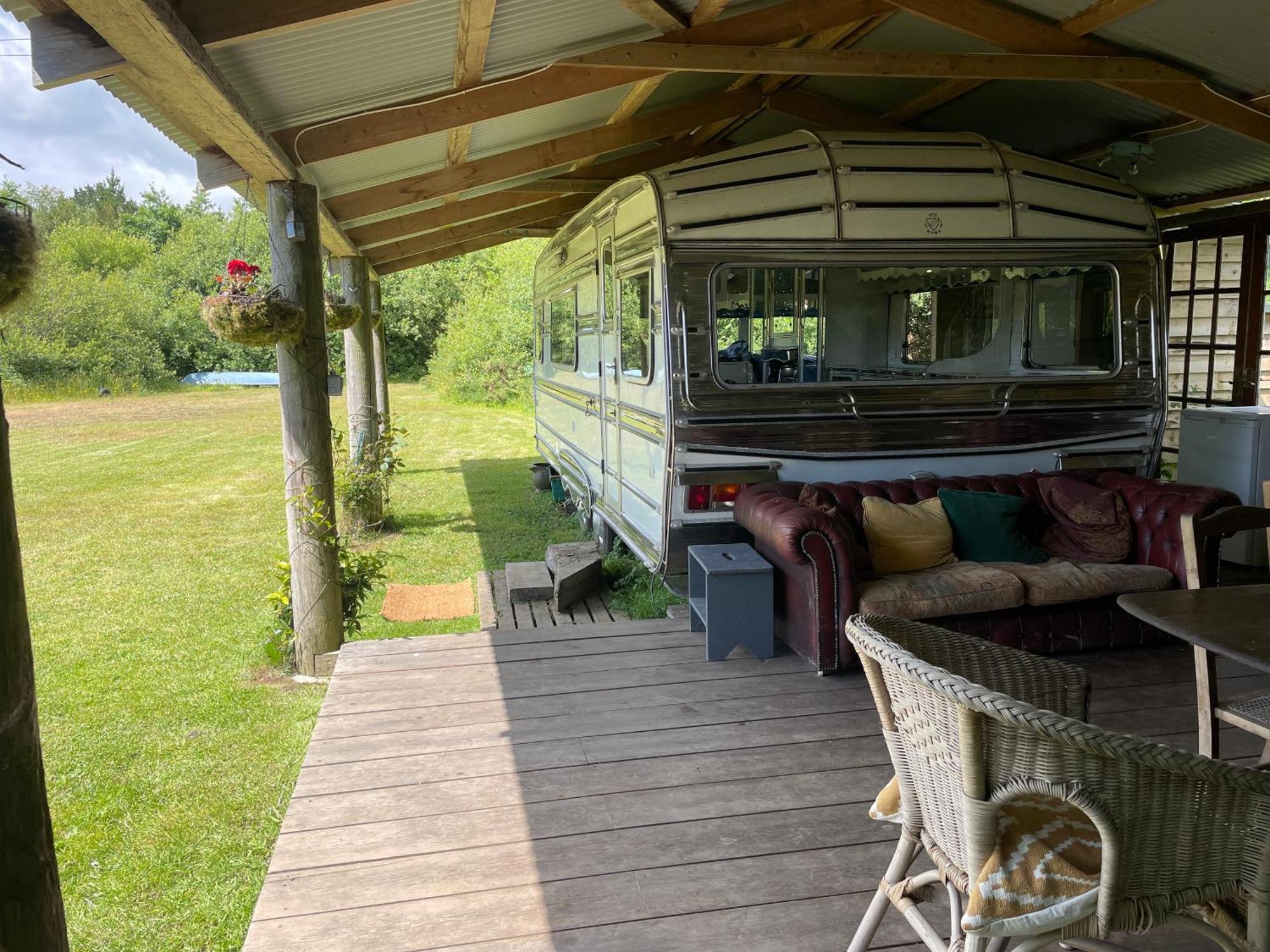 The Quarry Caravan Falmouth Exterior foto