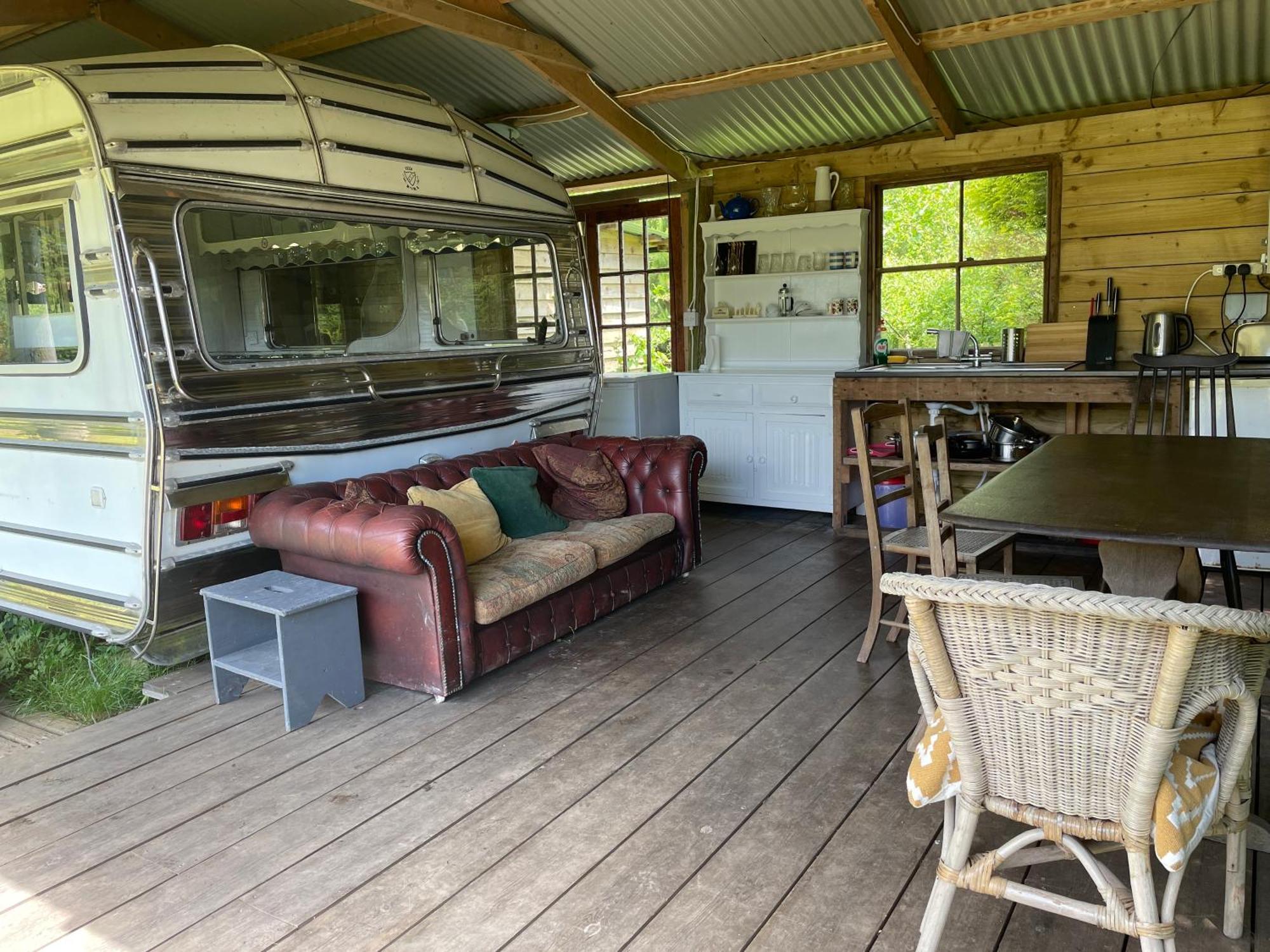 The Quarry Caravan Falmouth Exterior foto