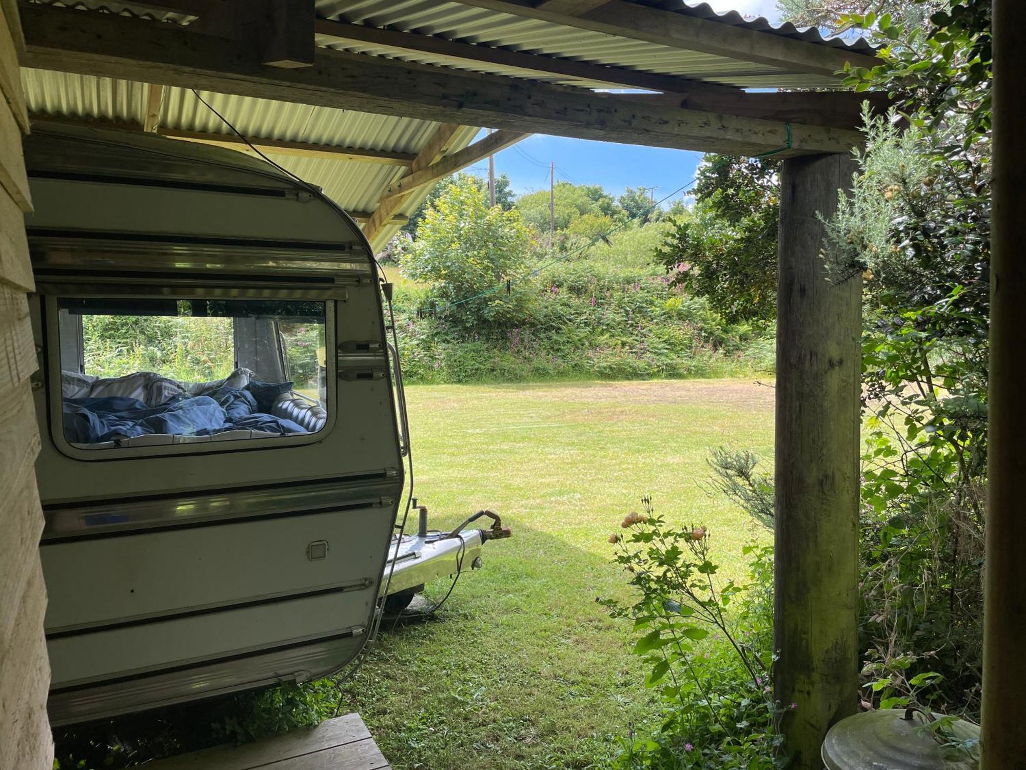 The Quarry Caravan Falmouth Exterior foto